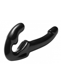 Чёрный безремневой страпон Revolver - XR Brands - купить с доставкой в Майкопе