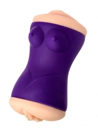 Двухсторонний мастурбатор JOS YARA в фиолетовой колбе - JOS - в Майкопе купить с доставкой