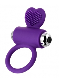 Фиолетовое виброкольцо с ресничками JOS PERY - JOS - в Майкопе купить с доставкой