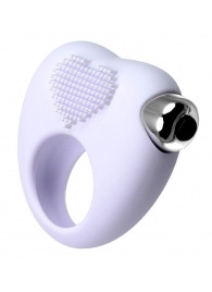 Белое виброкольцо для продления полового акта JOS MOYS - JOS - в Майкопе купить с доставкой
