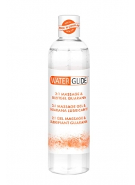 Гель-смазка 2-в-1 MASSAGE   LUBRICANT GUARANA - 300 мл. - Waterglide - купить с доставкой в Майкопе