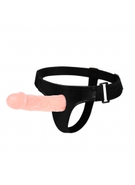 Телесный фаллоимитатор на трусиках Jessica Strap-On - 15,5 см. - Baile - купить с доставкой в Майкопе