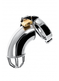 Серебристый мужской пояс верности TOYFA Metal - ToyFa - купить с доставкой в Майкопе