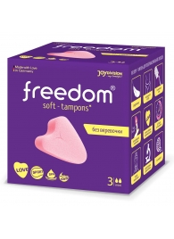 Женские гигиенические тампоны без веревочки FREEDOM mini - 3 шт. - Freedom - купить с доставкой в Майкопе