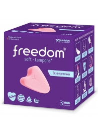 Женские гигиенические тампоны без веревочки FREEDOM normal - 3 шт. - Freedom - купить с доставкой в Майкопе