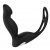 Черный вибромассажер простаты P-PLEASER W ERECTION ENHANCE - Dream Toys - в Майкопе купить с доставкой