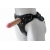 Черный пояс-трусики с двумя насадками Soft-Dolli - 16,5 и 10,5 см. - LOVETOY (А-Полимер) - купить с доставкой в Майкопе