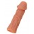 Телесная реалистичная насадка KOKOS Extreme Sleeve 05 с дополнительной стимуляцией - 12,7 см. - KOKOS - в Майкопе купить с доставкой