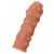 Телесная реалистичная насадка KOKOS Extreme Sleeve 11 с дополнительной стимуляцией - 12,7 см. - KOKOS - в Майкопе купить с доставкой