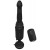 Черный вибромассажер с функцией поступательных движений Ass Thruster - Pipedream - купить с доставкой в Майкопе