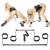 Комплект наручников и наножников с распорками Spread  em Bar and Cuff Set - Pipedream - купить с доставкой в Майкопе