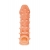 Телесная закрытая насадка с пупырышками Cock Sleeve Size M - 15,6 см. - KOKOS - в Майкопе купить с доставкой