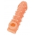 Телесная закрытая насадка с пупырышками Cock Sleeve Size L - 17,6 см. - KOKOS - в Майкопе купить с доставкой