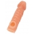 Телесная закрытая насадка с шершавой головкой Cock Sleeve Size M - 15,6 см. - KOKOS - в Майкопе купить с доставкой
