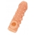 Телесная закрытая насадка с пучками шишечек Cock Sleeve Size M - 15,6 см. - KOKOS - в Майкопе купить с доставкой