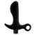 Черный анальный вибратор Silicone Vibrating Prostate Massager 01 - 10,8 см. - Blush Novelties - в Майкопе купить с доставкой