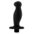 Черный анальный вибромассажёр Silicone Vibrating Prostate Massager 02 - 10,8 см. - Blush Novelties - в Майкопе купить с доставкой