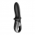 Черный анальный вибратор Hot Passion с функцией нагрева - Satisfyer - в Майкопе купить с доставкой