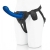 Синяя насадка Remote Control P-Spot G-Spot с черными трусиками - 20 см. - Pegasus - купить с доставкой в Майкопе