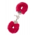 Металлические наручники с красной меховой опушкой METAL HANDCUFF WITH PLUSH RED - Dream Toys - купить с доставкой в Майкопе