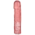 Розовая фаллическая насадка Vac-U-Lock 8  Crystal Jellies Dong - 20,3 см. - Doc Johnson - купить с доставкой в Майкопе
