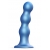 Голубая насадка Strap-On-Me Dildo Plug Balls size S - Strap-on-me - купить с доставкой в Майкопе
