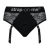 Черные трусики для насадок Diva Lingerie Harness - size S - Strap-on-me - купить с доставкой в Майкопе