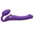 Фиолетовый безремневой вибрострапон Vibrating Bendable Strap-On - size L - Strap-on-me - купить с доставкой в Майкопе