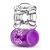 Фиолетовое эрекционное виброкольцо Pleaser Rechargeable C-Ring - Blush Novelties - в Майкопе купить с доставкой