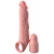 Телесная насадка-удлинитель 2 Inch Silicone X-tension with Strap - 20,3 см. - Pipedream - в Майкопе купить с доставкой
