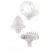 Набор из 3 прозрачных эрекционных колец с вибрацией Teasers Ring Kit - Chisa - в Майкопе купить с доставкой