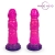 Розовый рельефный фантазийный фаллоимитатор - 20 см. - Bior toys - купить с доставкой в Майкопе