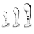 Набор из 3 стальных стимуляторов простаты Stainless Steel P-spot Training Set - b-Vibe - в Майкопе купить с доставкой