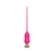 Розовый тонкий стимулятор Nipple Vibrator - 23 см. - I-MOON - купить с доставкой в Майкопе