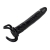 Чёрная насадка-фаллос для двойного проникновения INFLATABLE DILDO SLIM DONG  - 13,5 см. - Toyz4lovers - в Майкопе купить с доставкой