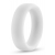 Белое люминесцентное эрекционное кольцо Silicone Glo Cock Ring - Blush Novelties - в Майкопе купить с доставкой