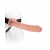 Фаллопротез телесного цвета Hollow Strap-On - 29 см. - Pipedream - купить с доставкой в Майкопе