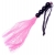 Розовая силиконовая плеть - 35,5 см. - Boys of Toys - купить с доставкой в Майкопе