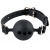 Силиконовый кляп-шар с отверстиями для дыхания Silicone Breathable Ball Gag Small - Pipedream - купить с доставкой в Майкопе