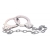 Наручники из металла с длинной цепочкой CHROME HANDCUFFS METAL HANDCUFFS W. KEY - NMC - купить с доставкой в Майкопе