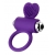 Фиолетовое виброкольцо с ресничками JOS PERY - JOS - в Майкопе купить с доставкой