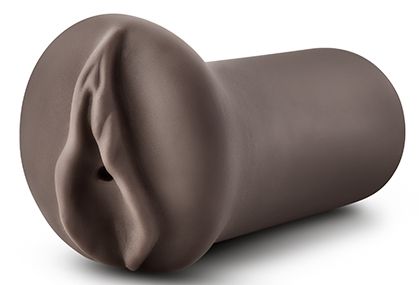 Коричневый мастубратор-вагина Nicole s Kitty - Blush Novelties - в Майкопе купить с доставкой