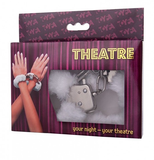 Наручники с белой меховой опушкой - ToyFa - купить с доставкой в Майкопе