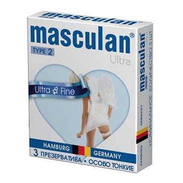 Ультратонкие презервативы Masculan Ultra Fine с обильной смазкой - 3 шт. - Masculan - купить с доставкой в Майкопе