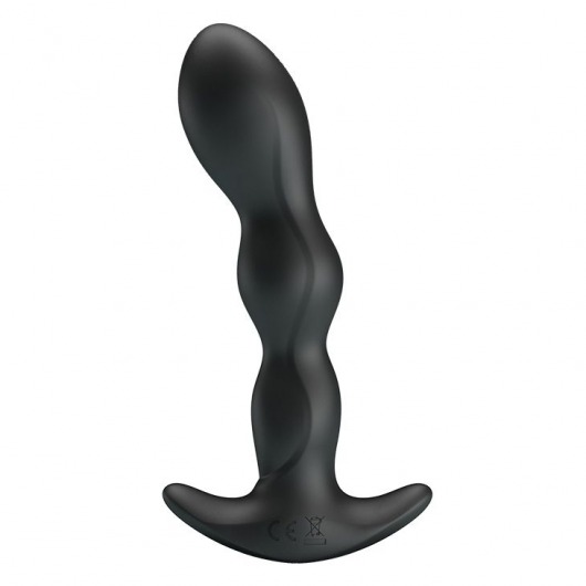 Черный анальный стимулятор простаты с вибрацией Special Anal Massager - 14,5 см. - Baile - в Майкопе купить с доставкой