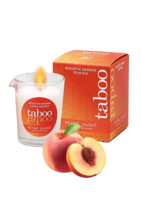 Массажное аромамасло с афродизиаками для женщин RUF Taboo Peche sucre - 60 гр. - RUF - купить с доставкой в Майкопе