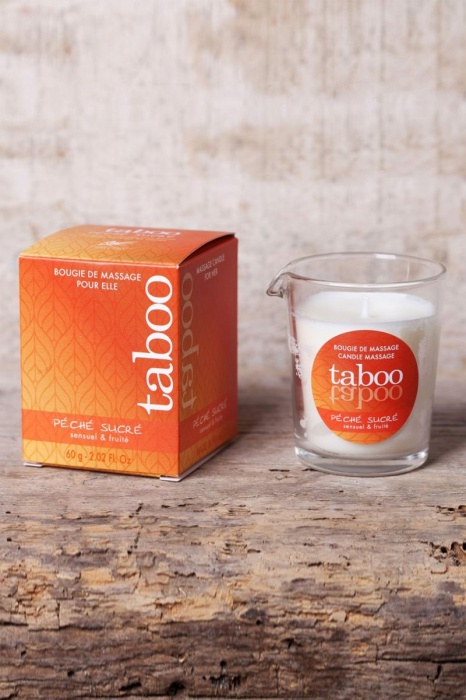 Массажное аромамасло с афродизиаками для женщин RUF Taboo Peche sucre - 60 гр. - RUF - купить с доставкой в Майкопе