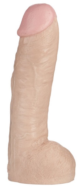 Огромная насадка-реалистик Vac-U-Lock Realistic Hung - 31,7 см. - Doc Johnson - купить с доставкой в Майкопе
