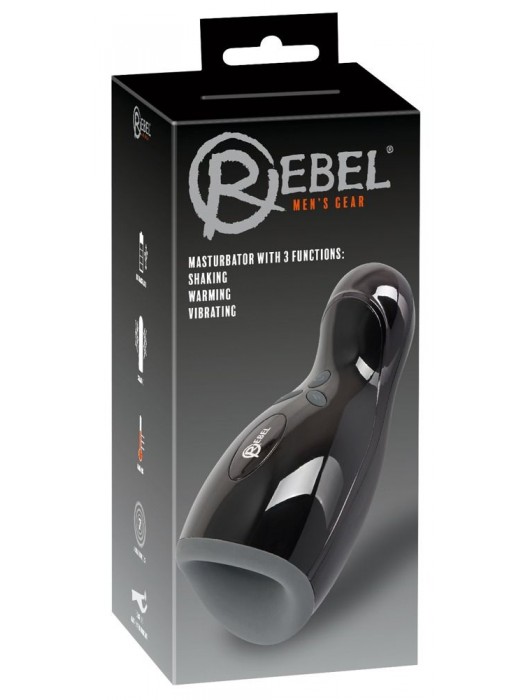 Черный мастурбатор Rebel Masturbator с нагревом - Orion - в Майкопе купить с доставкой