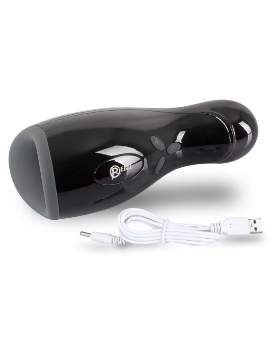 Черный мастурбатор Rebel Masturbator с нагревом - Orion - в Майкопе купить с доставкой
